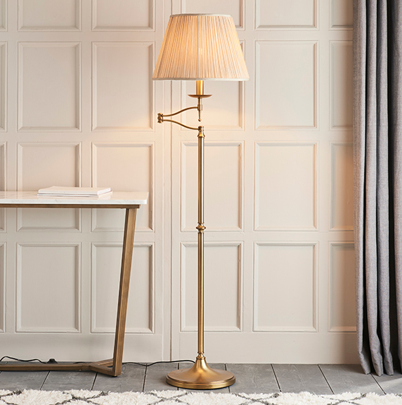 Gulliver Floor Lamp | Swing Arm - Exclusive Lighting Ltd