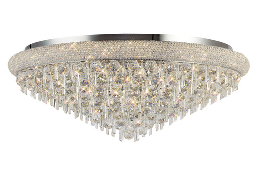 Liberty Crystal Semi Flush - Exclusive Lighting Ltd