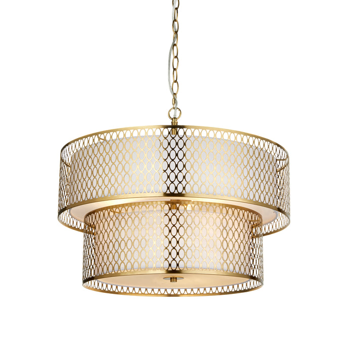 Pandora 6 Light Tiered Pendant