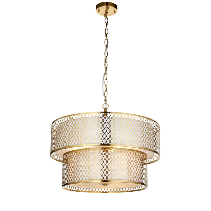 Pandora 6 Light Tiered Pendant