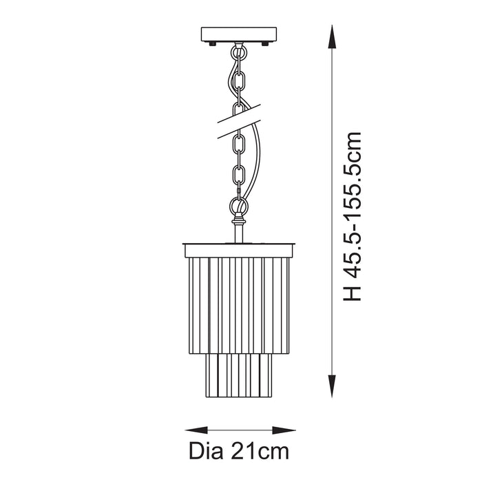 Fiona 21cm / 40cm / 55cm Pendant