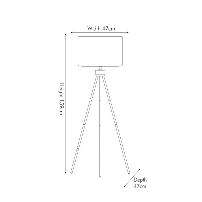 Hutton Floor Lamp - Black