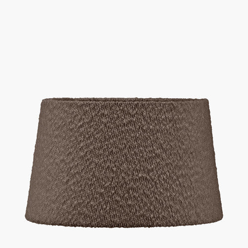 Dotty Mocha Brown Boucle Shade