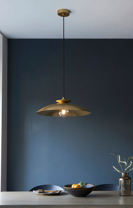 Apollo Hammered Pendant