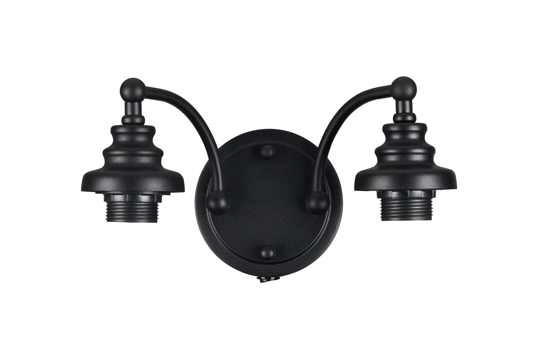 Ramsey Double Wall Light- FRAME ONLY (Multiple Colours)