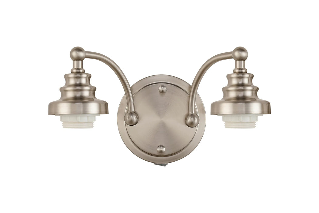 Ramsey Double Wall Light- FRAME ONLY (Multiple Colours)