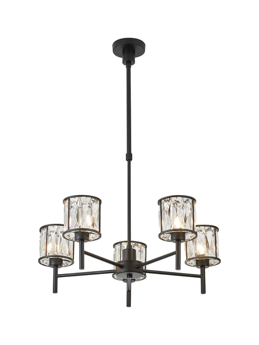 Azure Crystal Semi Flush 3 & 5
