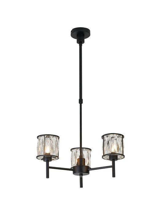 Azure Crystal Semi Flush 3 & 5