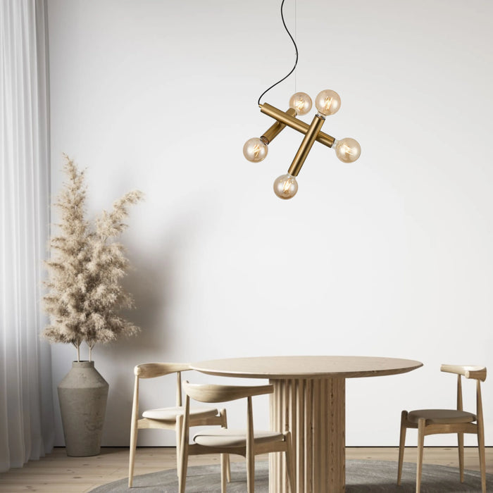 Cavalla 5 Light Angled Pendant