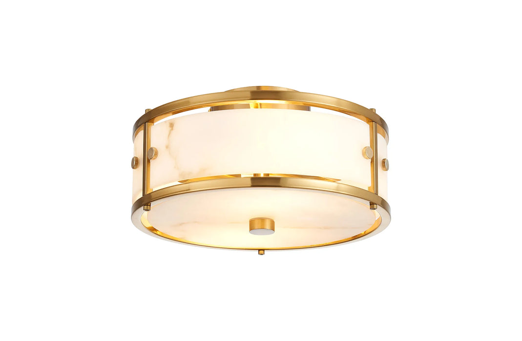Giorgio Alabaster Effect Round Flush (Multiple Sizes) 💧