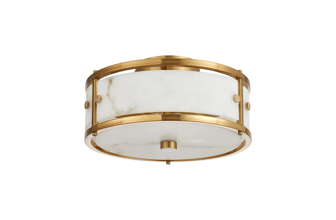 Giorgio Alabaster Effect Round Flush (Multiple Sizes) 💧