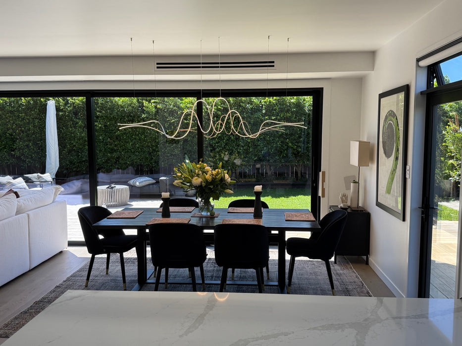 Leilani Double Wave Linear Pendant
