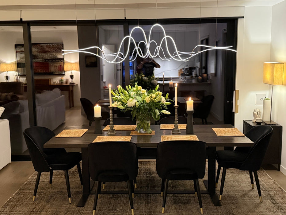 Leilani Double Wave Linear Pendant