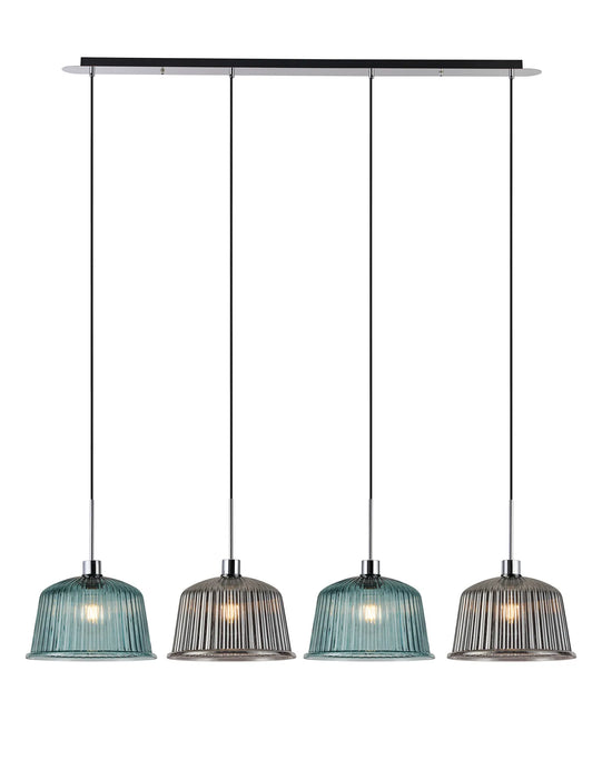 Krystos Ribbed Dome Glass Shade