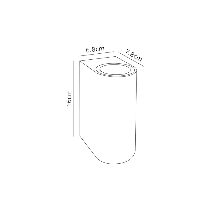 Tomas Curved Wall Light