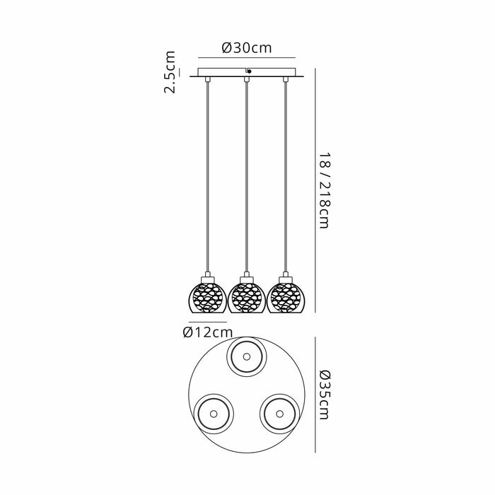 Lebanon Cluster Pendant