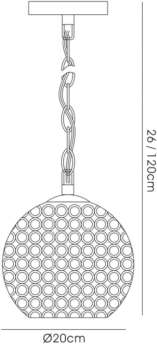 Alecia Small Pendant