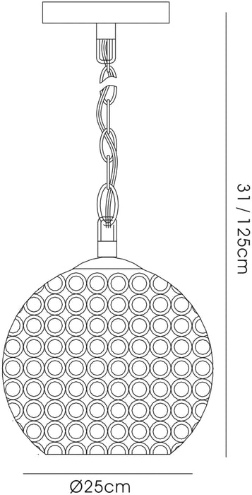 Alecia Small Pendant