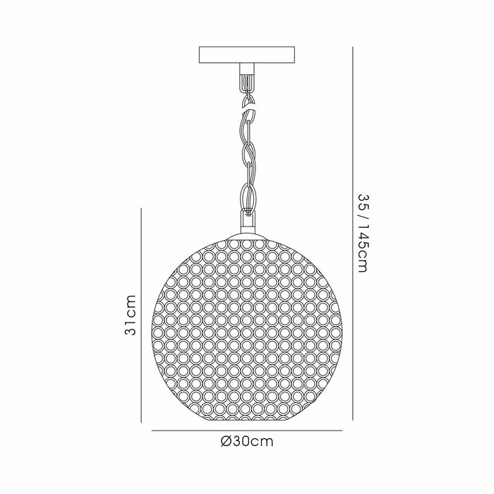 Alecia Small Pendant