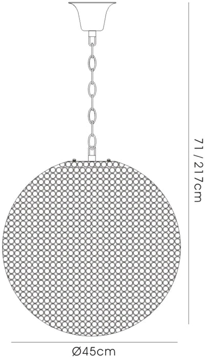 Alecia Medium Pendant