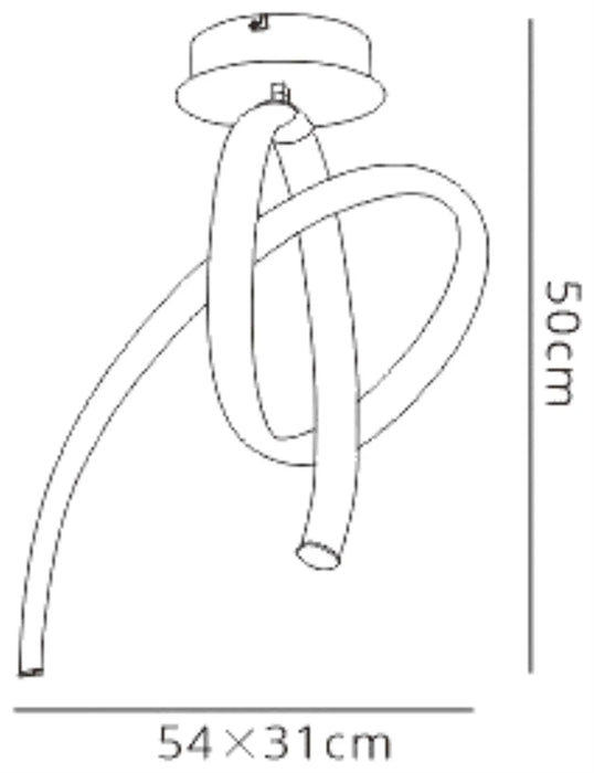 Taurus Vertical Semi Flush