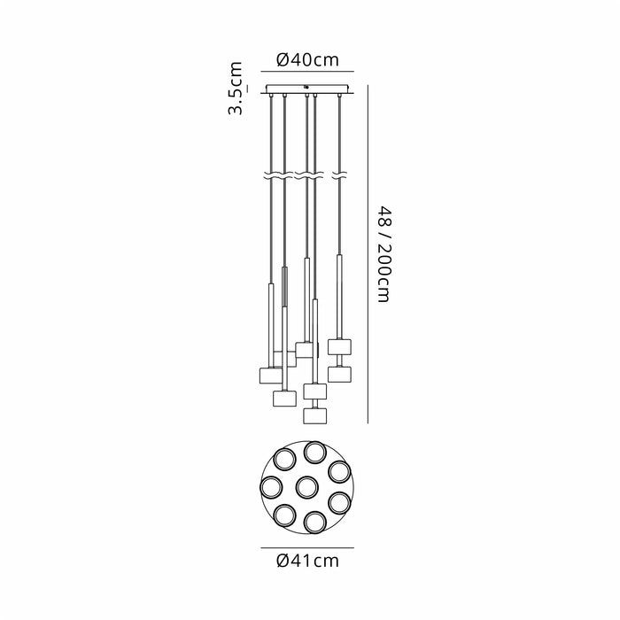Mondo Round 8 Light Multicolour