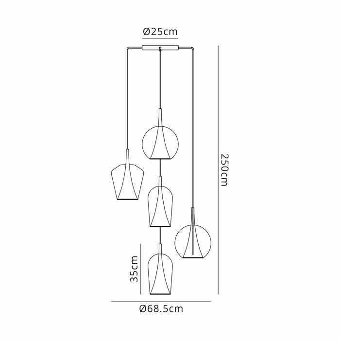 Melsa Multicolour Cluster