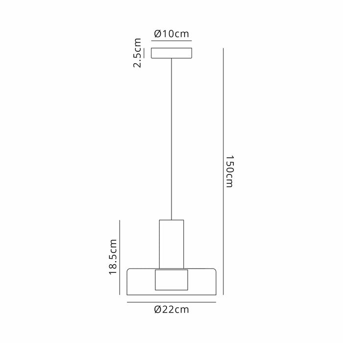 Pacha Pendant - Rose Gold