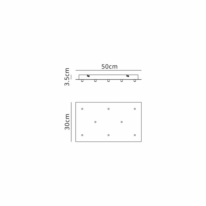 Mondo Rectangular Bar Canopy Kit