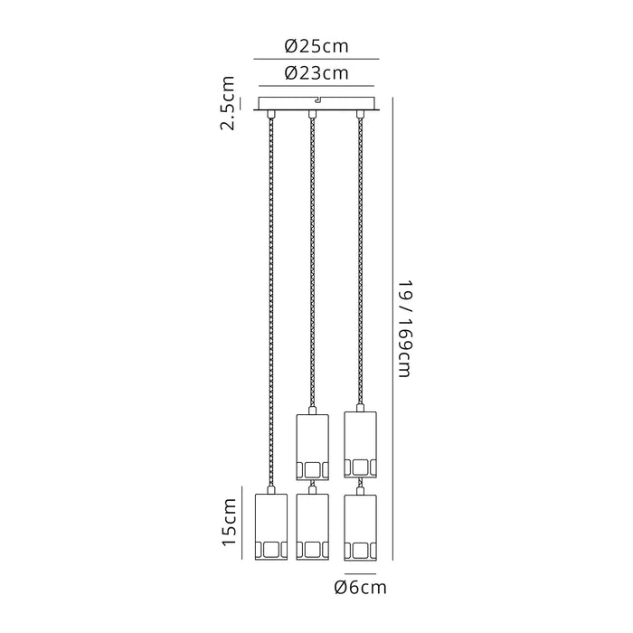 Sasha Cluster Pendant