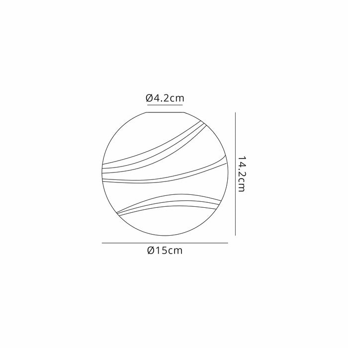 Duncan Marble Effect Glass