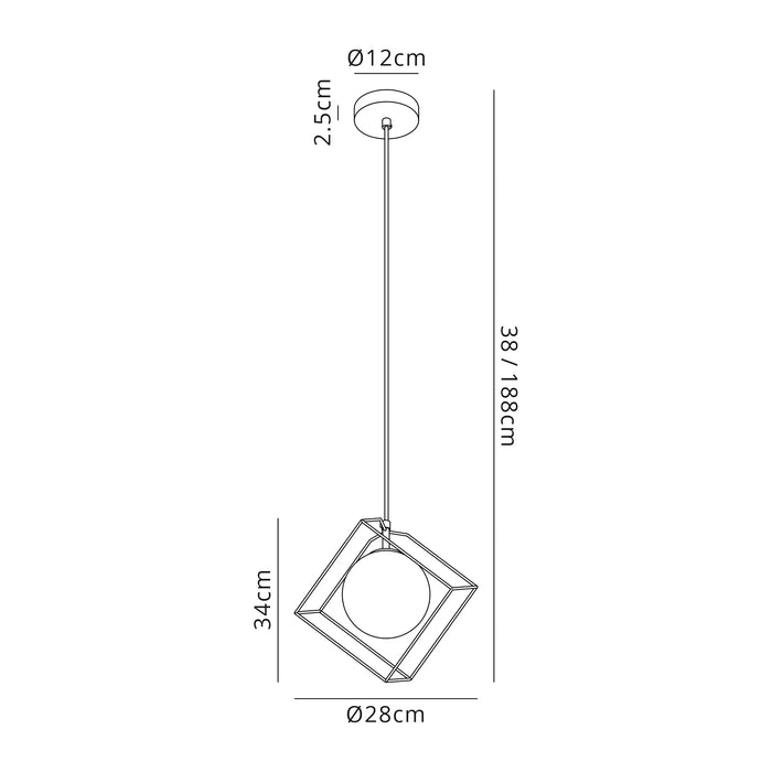 Casco Single Pendant