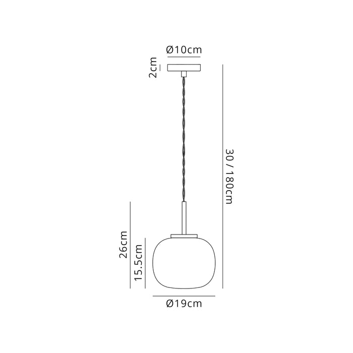 Olivia Small Single Pendant