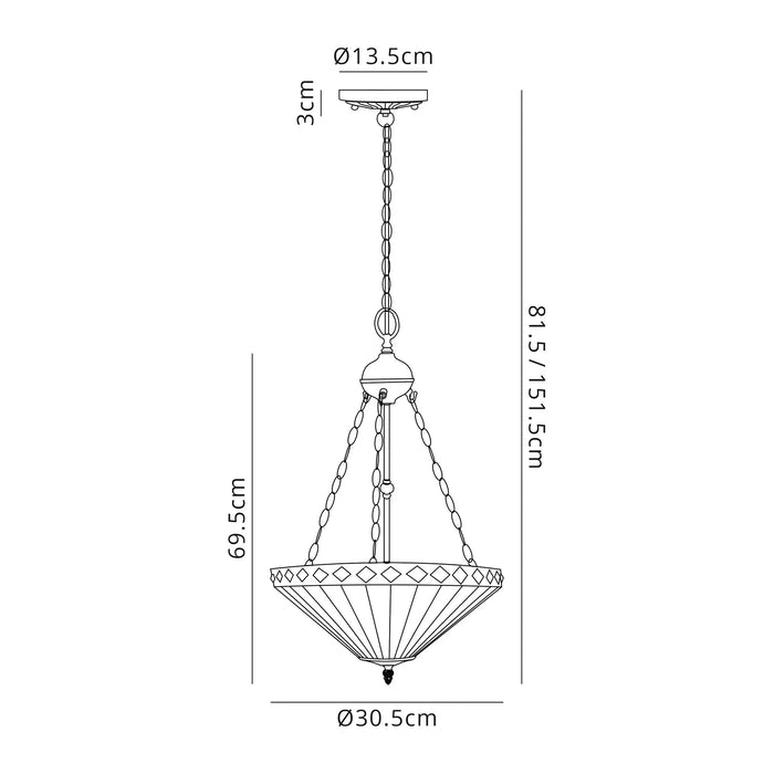 Delwyn Uplight Pendant