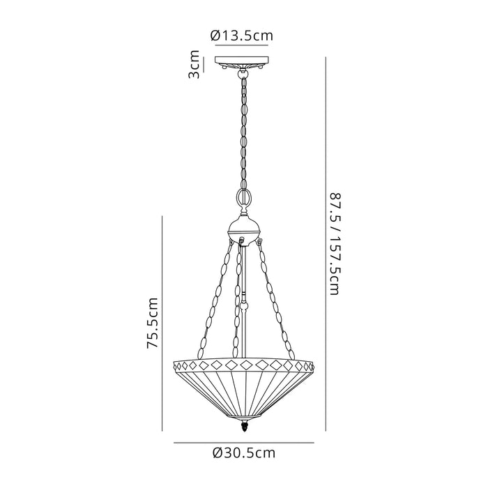 Delwyn Uplight Pendant