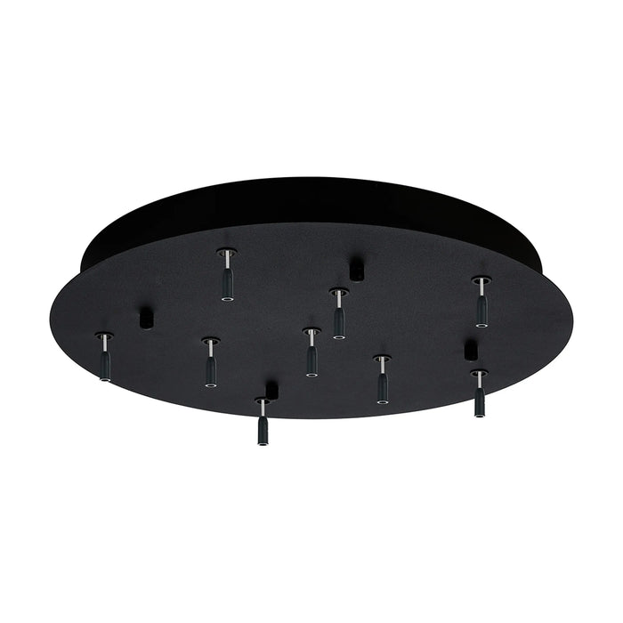 Lucas Round 9 DC Plug Canopy/Ceiling Rose Kit (FRAME ONLY - Driver Excluded)