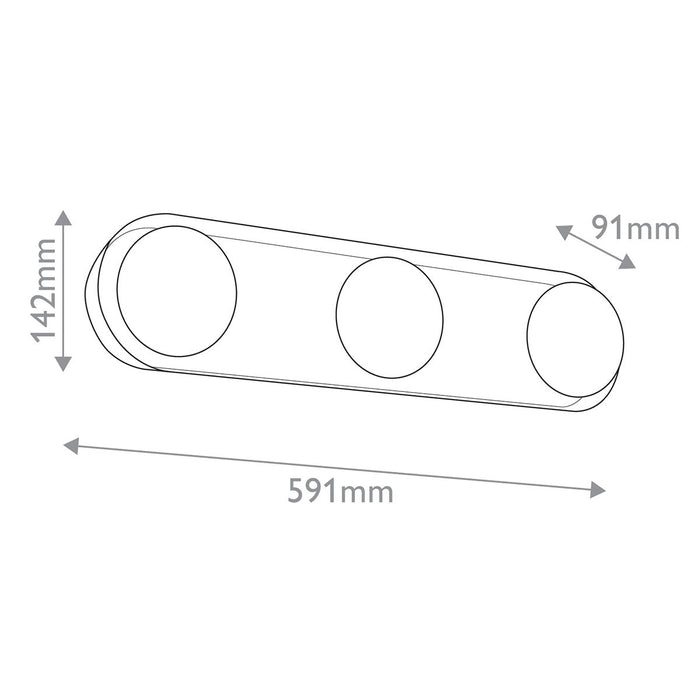 Alistair LED 1 & 3 Wall Light