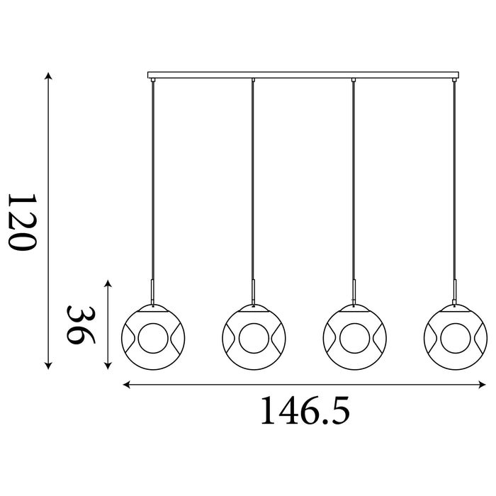 Annalise 3 / 4 Bar Light
