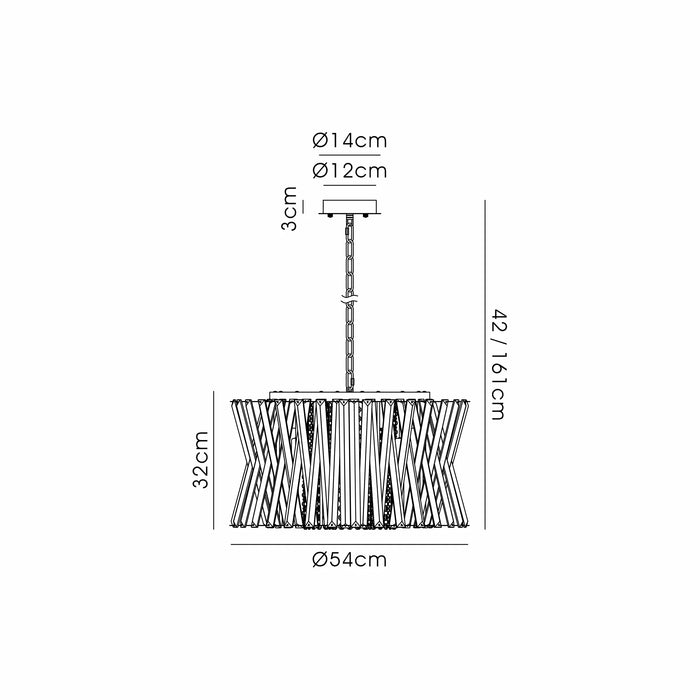 Aphrodite 54cm / 70cm Pendant