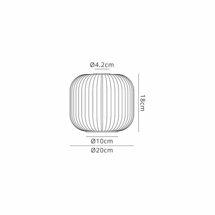 Armada Ribbed Glass Shade