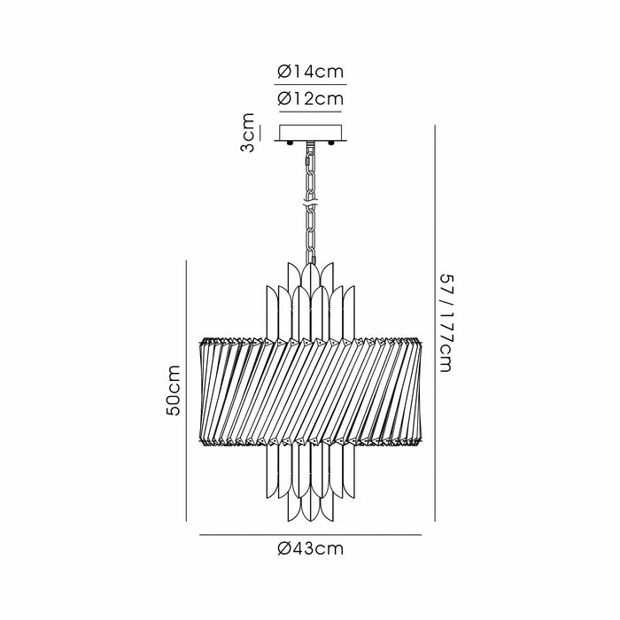 Ashrita 43cm / 55cm / 70cm Pendant