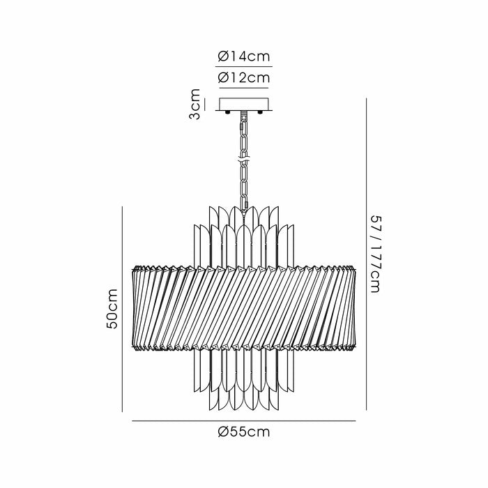 Ashrita 43cm / 55cm / 70cm Pendant