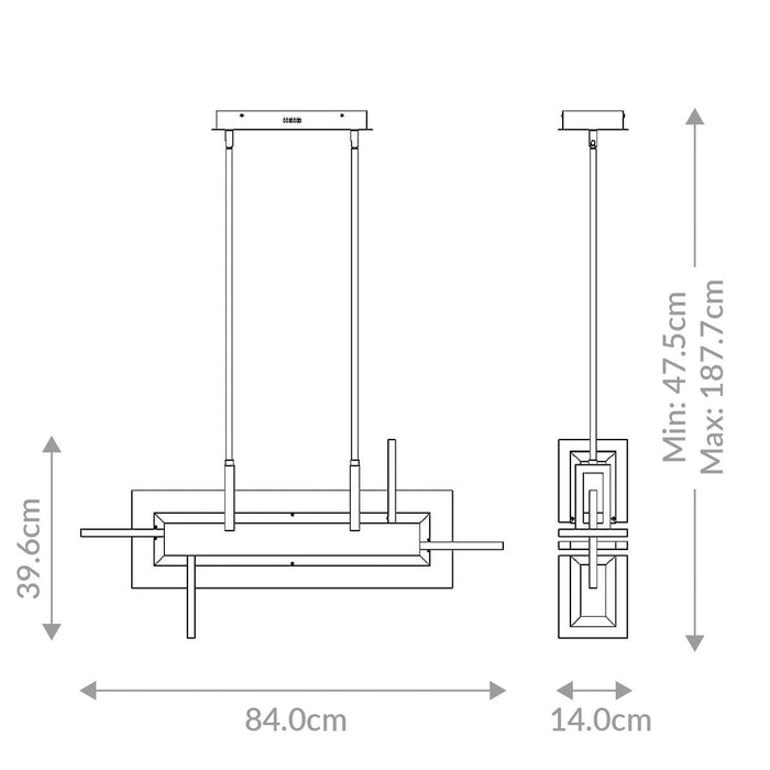 Aurelia LED Linear Pendant
