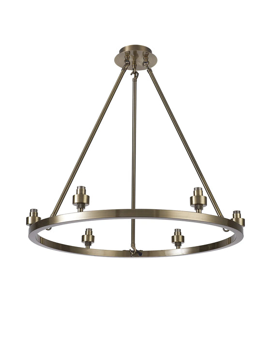 Azure Cartwheel 6 & 12 Pendant (Frame Only)