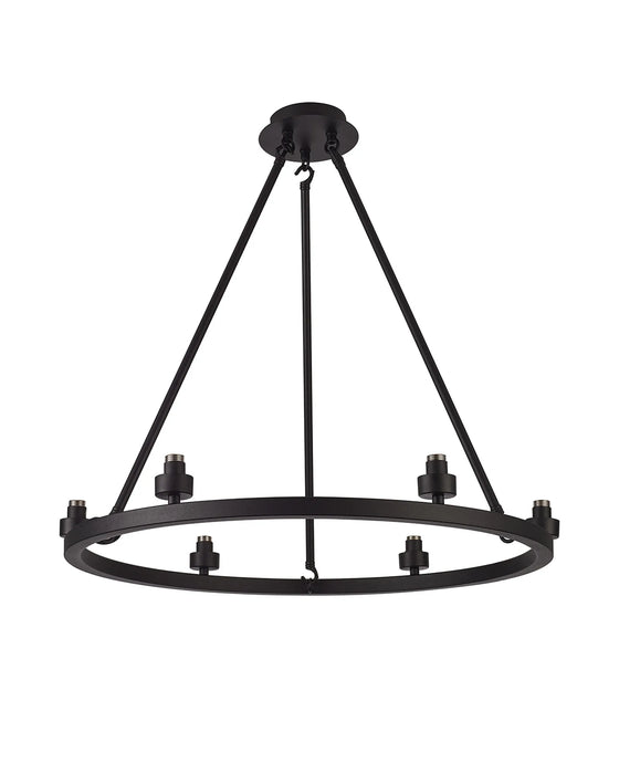 Azure Cartwheel 6 & 12 Pendant (Frame Only)