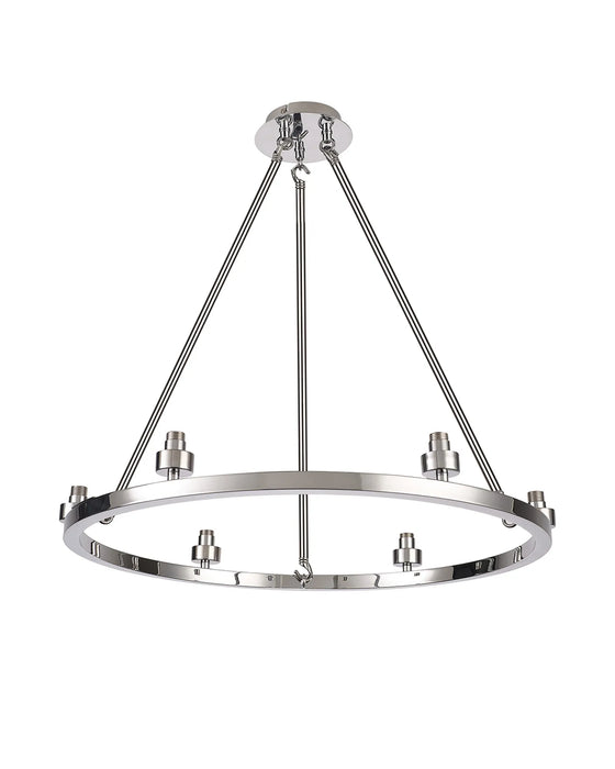 Azure Cartwheel 6 & 12 Pendant (Frame Only)