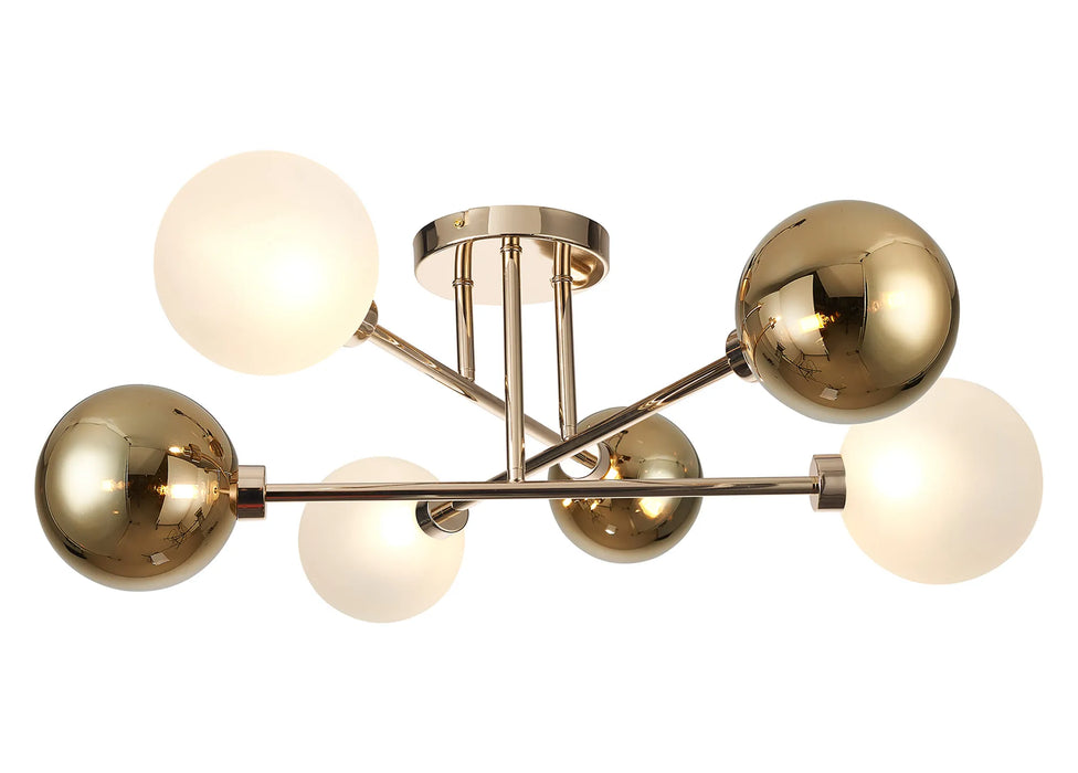 Azure Crossed Semi Flush (Frame Only)