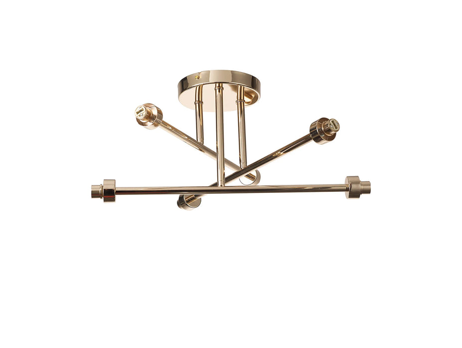 Azure Crossed Semi Flush (Frame Only)