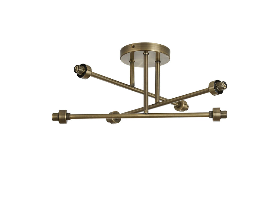 Azure Crossed Semi Flush (Frame Only)