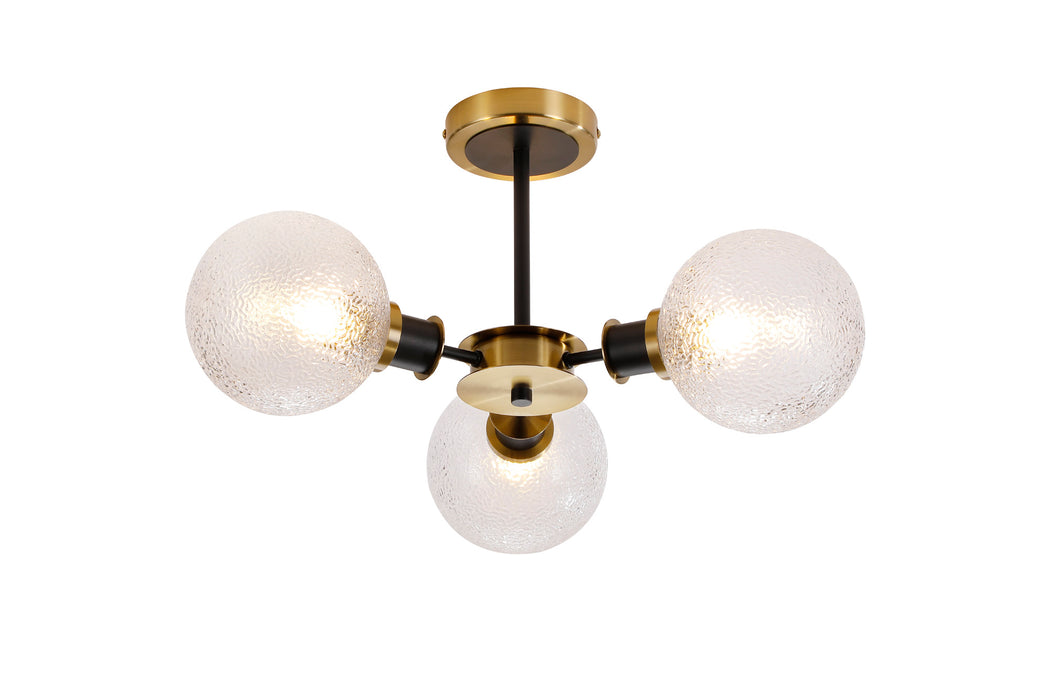 Duncan 3 Semi Flush (Frame Only)